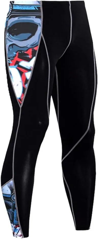 Workout Set Compression Shirt Pants Top Long Sleeve Sports Tight Base Layer Quick Dry & Moisture-Wicking