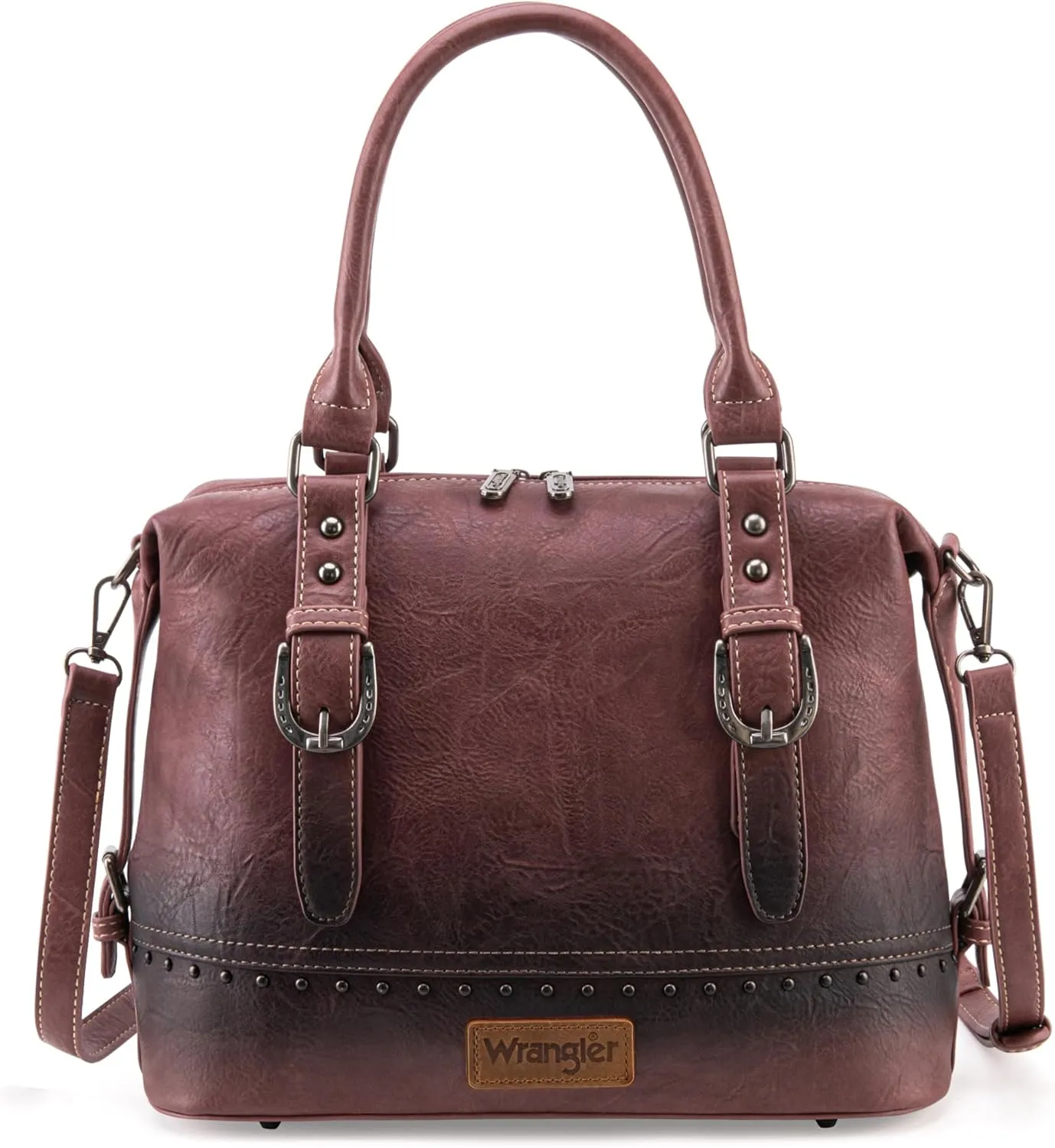 Wrangler Doctor Bag Top Handle Purse Hobo Shoulder Barrel Satchel Handbags for Women