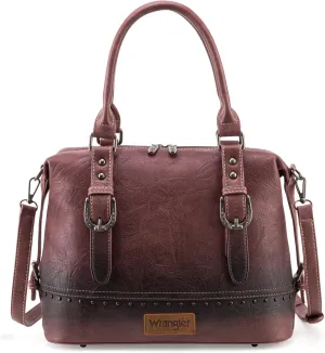 Wrangler Doctor Bag Top Handle Purse Hobo Shoulder Barrel Satchel Handbags for Women