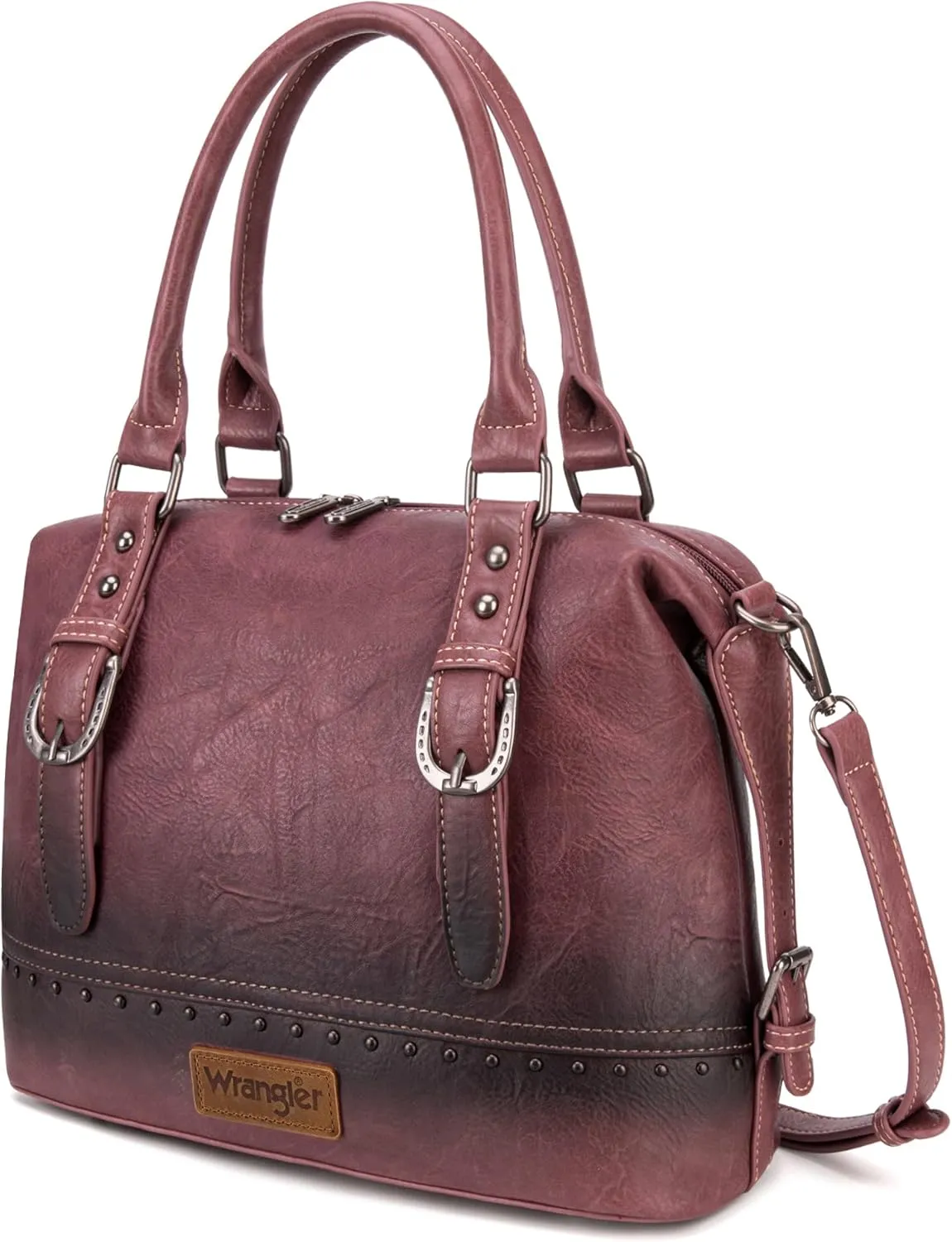 Wrangler Doctor Bag Top Handle Purse Hobo Shoulder Barrel Satchel Handbags for Women