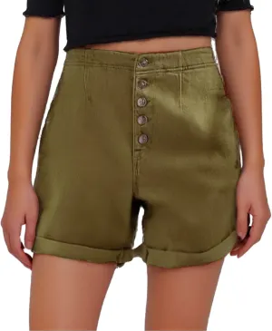 Y2K Jean Shorts Womens Summer Vintage High Waisted Buttoned Jean Shorts Trendy Wide Leg Folded Hem Lounge Denim Short