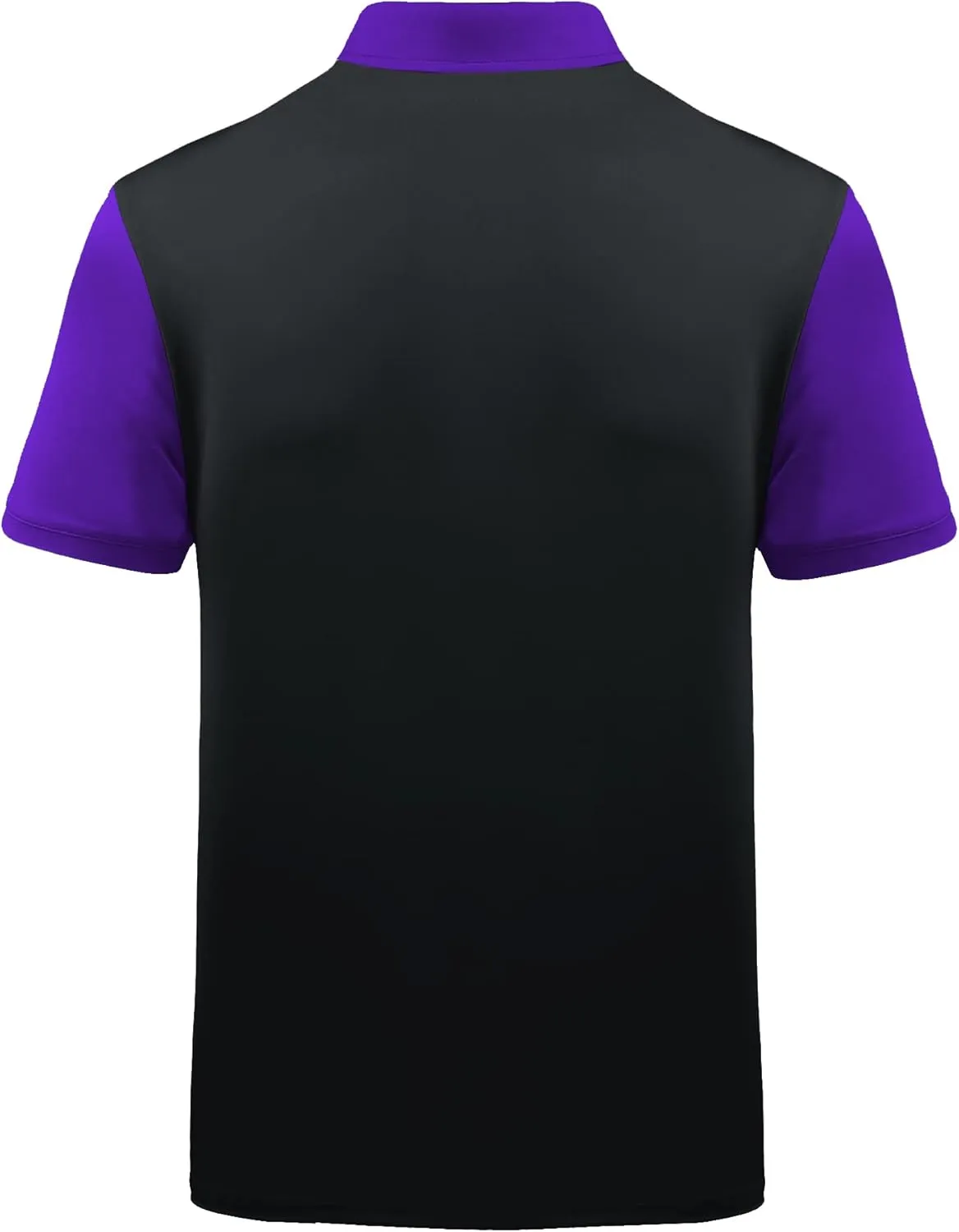 ZITY Mens Golf Shirt Short Sleeve Sport Moisture Wicking Performance Print Golf Polo Shirts for Men Collared Casual T-Shirt
