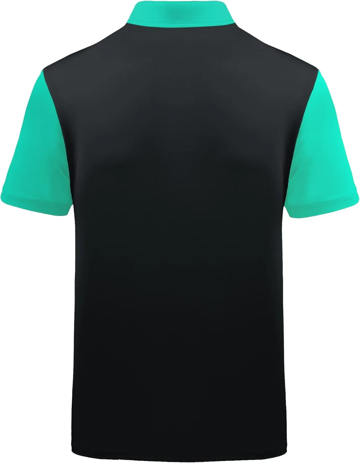 ZITY Mens Golf Shirt Short Sleeve Sport Moisture Wicking Performance Print Golf Polo Shirts for Men Collared Casual T-Shirt