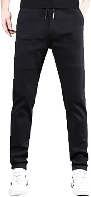 ZYXTIM Men's Ice Silk Jogging Bottoms Oversize Elastic Waist Quick Dry Workout Sweatpants Training Running Casual Lounge Pant